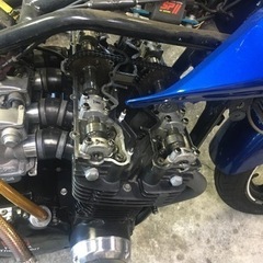 スズキ刀　カタナ　gsx750s  キリンレプリカ？ ブルー塗装の画像