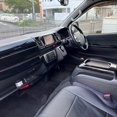 ハイエースバン！スーパーGL極上カスタム車！6万キロ！バイパーセキュリティー付きで装備充実！内外装美車！車検満タン即乗り可！の画像