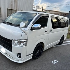 ハイエースバン！スーパーGL極上カスタム車！6万キロ！バイパーセキュリティー付きで装備充実！内外装美車！車検満タン即乗り可！の画像