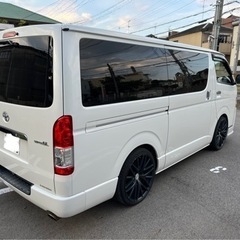 ハイエースバン！スーパーGL極上カスタム車！6万キロ！バイパーセキュリティー付きで装備充実！内外装美車！車検満タン即乗り可！の画像