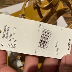 新品タグ付き サンダル Lサイズの画像
