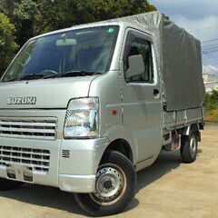幌付き軽トラ ！  スズキキャリイ！ 乗って帰れる！  上級グレ...