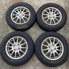 スタッドレスタイヤ　アルミホイール　145/80R13