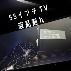 ★値下げ可能★ 55インチ テレビ 液晶割れ ジャンク サンライズ