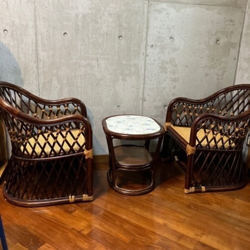 籐家具3点