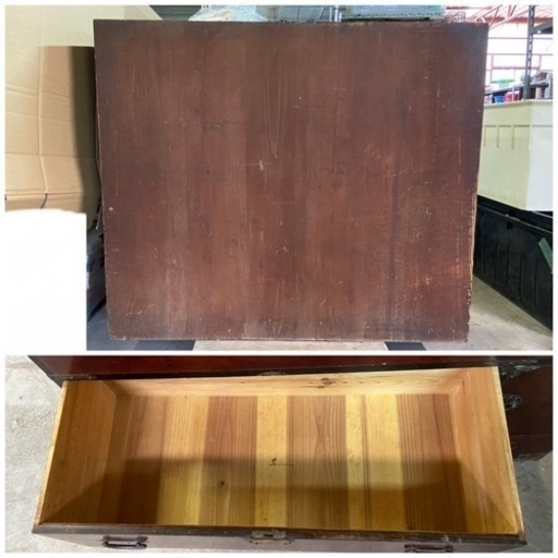 ☆注目?！！☆時代箪笥 和家具 和箪笥 4段 横幅約114cm奥行き約38cm高さ約98cmレトロ 直接保管品 古民家 
