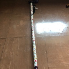 歩行用杖（花柄）