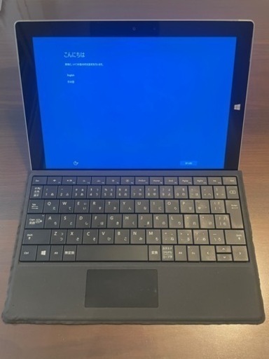 surface3 128G（純正キーボードカバー付き）
