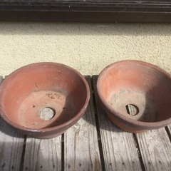 植木鉢　口径21(cm)   高さ10(cm) 2個