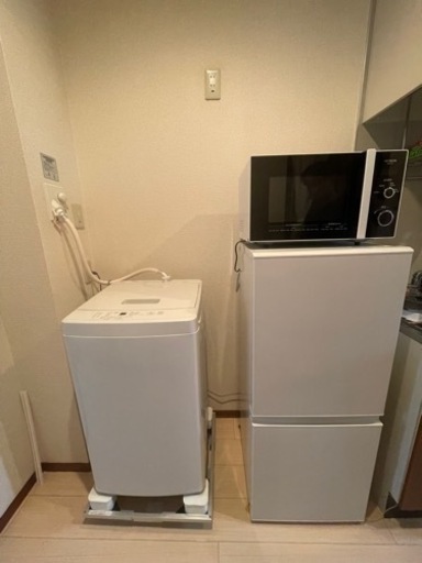 単身用家電3点セット(無印良品、HITACHI)