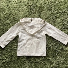 白の子供服　サイズ90 ほぼ新品ですの画像