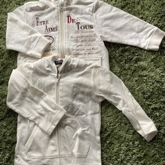 白の子供服　サイズ90 ほぼ新品です