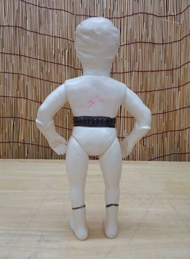当時物 マスダヤ 月光仮面 ソフビ 全長 約25cm 宣弘社 マント、マフラー欠品 フィギュア 人形 キャラクター 札幌市 豊平区