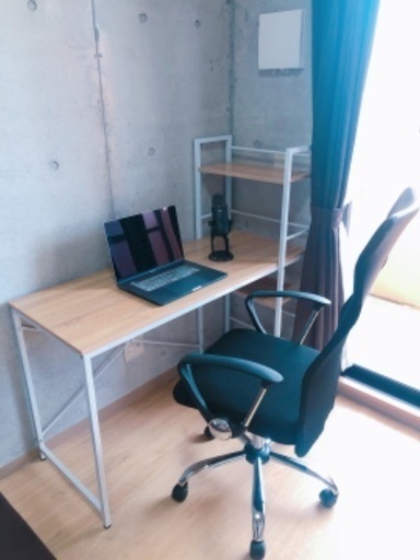 綺麗【在宅ワーカー必見！】部屋に馴染む作業場セット