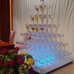 イベント用シャンパンタワーセットをお貸しします（設置から撤去まで...
