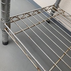 【終了】🍀頑丈メタルラック🍀水平調整足付き❗️の画像
