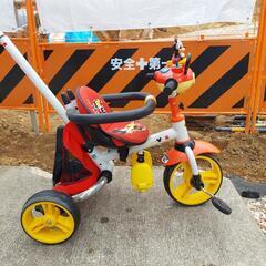 ディズニー　ミッキー　三輪車　3輪車　安全バーの画像