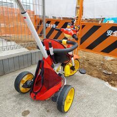 ディズニー　ミッキー　三輪車　3輪車　安全バーの画像