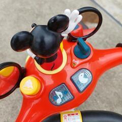 ディズニー　ミッキー　三輪車　3輪車　安全バーの画像
