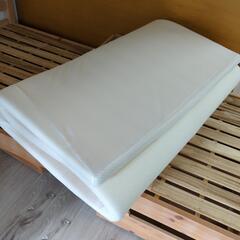 シングルベッド 無印 収納付きの画像