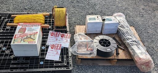 アポロ　電気柵器　KP-02　ポール　ガイシ　他ヨリ線などセット