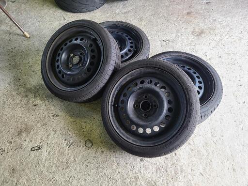 お取引中　15インチ　鉄ちん　タイヤホイール
