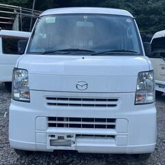 (ID4567)軽バン専門店在庫100台　２７万円　マツダ　スクラムバン　車検２年付　平成２５年式　諸費用込３３０,０００円の画像