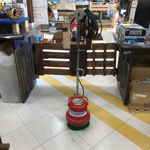 中古品△ムサシ　CMP-80　電動ポリッシャー　24cm 動作品　業務用清掃機