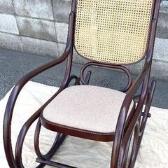 ★お値引き★JM16101)《大塚家具 秋田木工》ロッキングチェ...