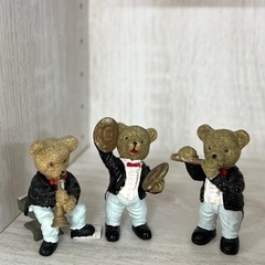 クマの音楽隊3個セット