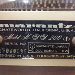 marantz マランツ　ターンテーブル　TT200　中古の画像