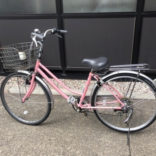 ギア付き自転車　26インチ　女性用