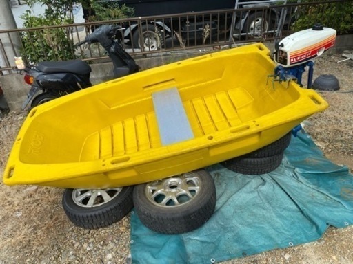 RYOBI ボートエース　ボート　釣　2馬力エンジン　船外機