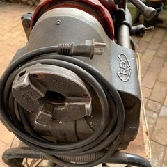 ★REX★レッキス★ねじ切り機★パイプマシン★電動工具★ネジ★金属加工★工場★の画像