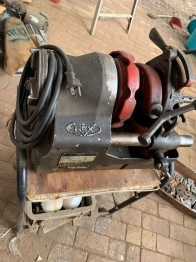 ★REX★レッキス★ねじ切り機★パイプマシン★電動工具★ネジ★金属加工★工場★