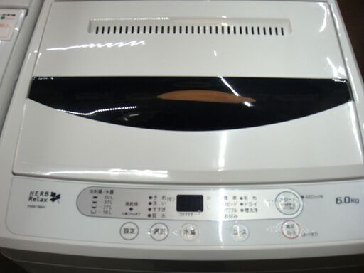 93 YAMADA ヤマダ  6㎏ 洗濯機 2018年製 YWM-T60A1　１４３