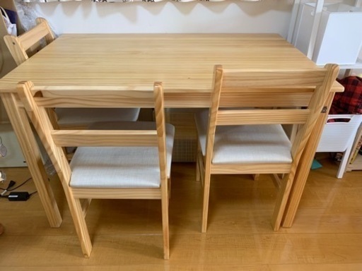 【美品】ダイニングテーブルセット(椅子4脚)
