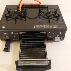 パロマ ガスコンロ グリル付 2口の画像
