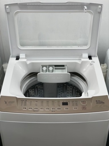 送料・設置込み　洗濯機　8kg ヤマダ　2021年
