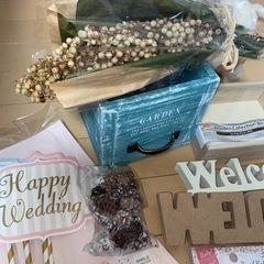 結婚式に！ウェルカムスペースグッズ　15点の画像