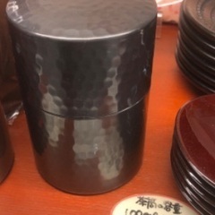 🫖純銅製 高級茶筒 昭和レトロの画像