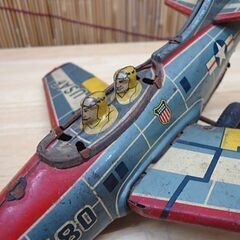 難有り 当時物 タカトク ブリキ 戦闘機 FU-580 エアフォース 飛行機 U.S.AIR FORCE 札幌市 豊平区 の画像