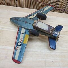 難有り 当時物 タカトク ブリキ 戦闘機 FU-580 エアフォース 飛行機 U.S.AIR FORCE 札幌市 豊平区 の画像