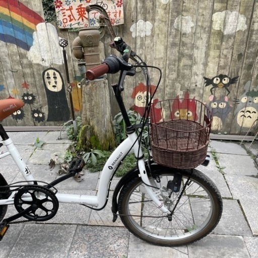 【Y985】後子供乗せ自転車　ルノー　20インチ　サドル新品　31,460円（防犯・税込）