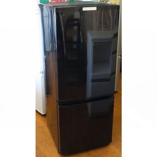 MITSUBISHI 146L 2ドア ノンフロン 冷凍冷蔵庫 MR-P15A-B 2016年