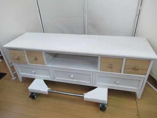 テレビ台/TV台/テレビボード/TVボード/木製/引き出し付き/41×115×34/中古品/J4442/