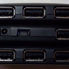 【中古】節電USBハブ バッファロー BSH4AE06BK 3個の画像