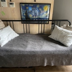 【あげます】IKEA ソファベッドの画像