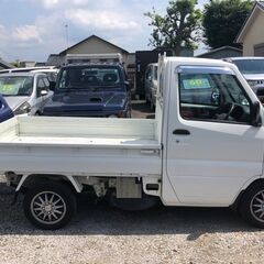 三菱　U61T ミニキャブ　トラック　５MT　リッター80円　車検付き　 低走行　LPガス　LPG 天然ガス車　ガス　マニュアル　軽トラ　車体　の画像