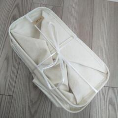 無印良品 MUJI ❲廃盤サイズ❳ ポリエステル綿麻混ソフトボックス① 3個SET おもちゃ収納等の画像